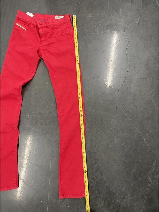 Y2k Diesel Red Skinny Jeans - Picture 4 of 6